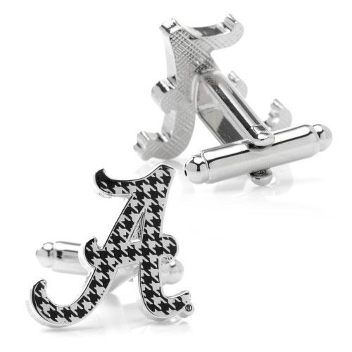 NCAA- University of Alabama Houndstooth Cufflinks