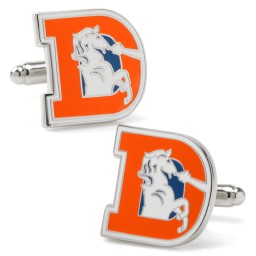 NFL- Vintage Denver Broncos Helmet Cufflinks in