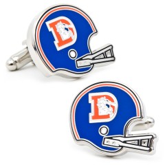 NFL- Retro Denver Broncos Helmet Cufflinks