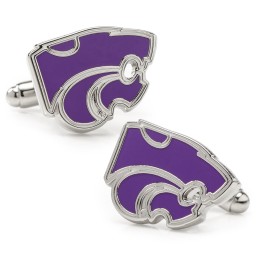 NCAA- Kansas State University Wildcats Cufflinks in