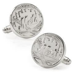 MLB- Silver Edition NY Mets Cufflinks