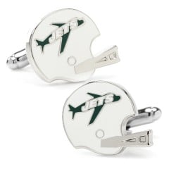 NFL- Retro New York Jets Helmet Cufflinks
