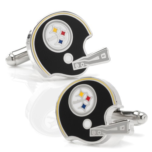 NFL- Retro Pittsburgh Steelers Helmet Cufflinks