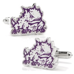 NCAA- TCU Horned Frog Cufflinks in