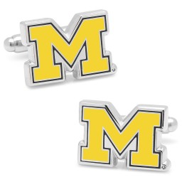 NCAA- University of Michigan Wolverines Cufflinks in
