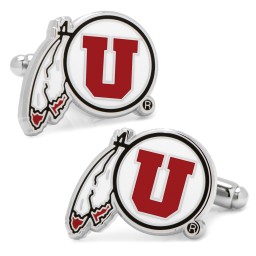 NCAA- University of Utah Utes Cufflinks in
