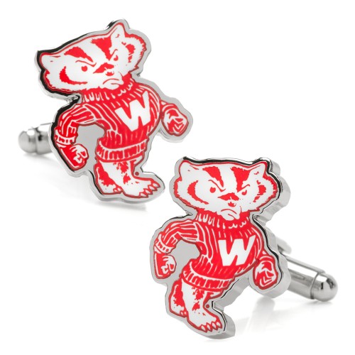 NCAA- Vintage University of Wisconsin Badgers Cufflinks