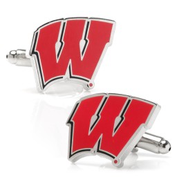 NCAA- University of Wisconsin Badgers Cufflinks in