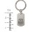 Engravable World's Best Dad Dog Tag Keychain
