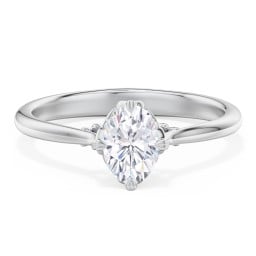 Solitaire Engagement Ring with Vintage Filigree Setting