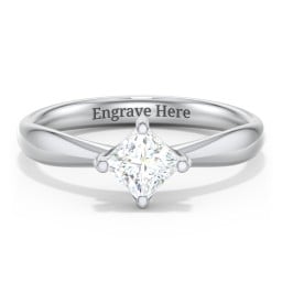 Classic Diamond Solitaire with 4 Prong Setting