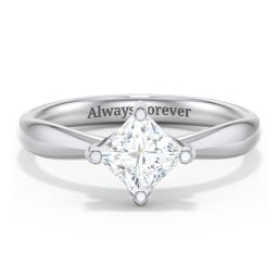 Classic Diamond Solitaire with 4 Prong Setting