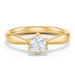Classic Diamond Solitaire with 6 Prong Setting