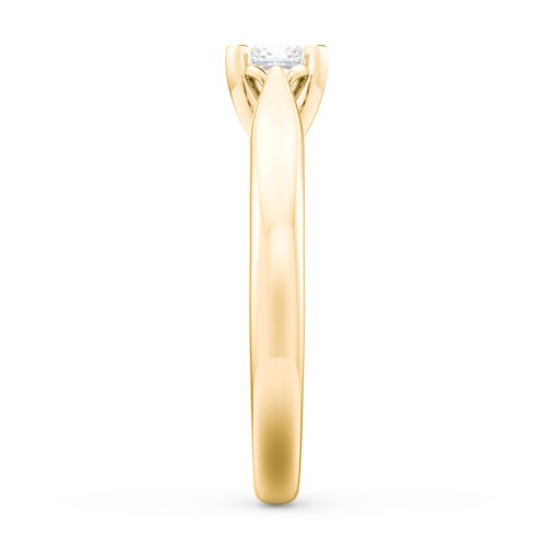 Classic Solitaire Engagement Ring with Cathedral Setting