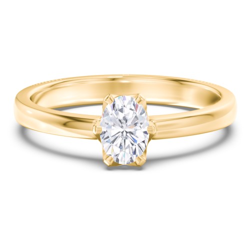Classic 6-Prong Solitaire Diamond Engagement Ring – 10K Yellow Gold