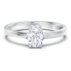 Classic 6-Prong Solitaire Diamond Engagement Ring – 14K White Gold