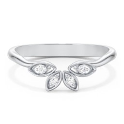 Marquise Element Band with Accents stones