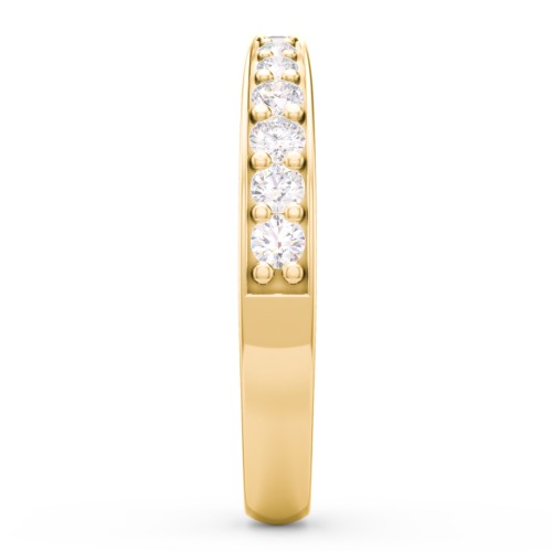 Tapered Half Eternity Diamond Band