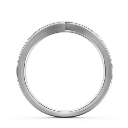 The Forevermore Wedding Band – 14K White Gold
