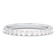 Classic Shared Prong Half Eternity Wedding Band - 1/2 ct. tw.