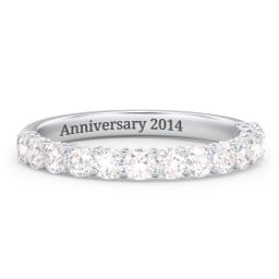 Classic Shared Prong Half Eternity Wedding Band - 3/4 ct. tw.