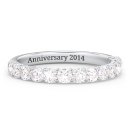Classic Shared Prong Half Eternity Wedding Band - 3/4 ct. tw.