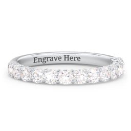 Classic Shared Prong Half Eternity Wedding Band - 3/4 ct. tw.