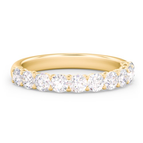 Classic Shared Prong Half Eternity Wedding Band - 1 ct. tw.