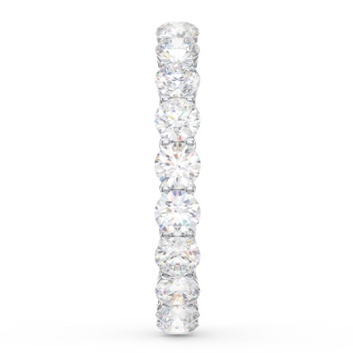 Classic Shared Prong Eternity Wedding Band - 2 ct. tw. – 14K White Gold with Lab Diamonds