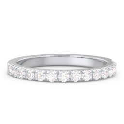 Micro Pavé Half Eternity Wedding Band - 1/2 ct. tw.