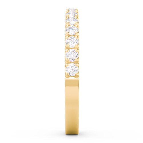 Micro Pavé Half Eternity Wedding Band - 1/2 ct. tw.