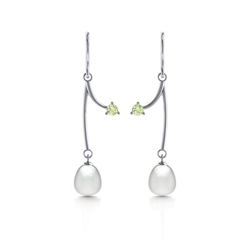 Freshwater Pearl Vine Earrings