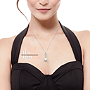 Pavé Bar Drop Pearl Pendant