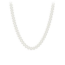 Classic 6mm Freshwater Pearl Necklace with Sterling Silver Clasp in