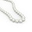 Graduated Freshwater Pearl Necklace With Sterling Silver Clasp