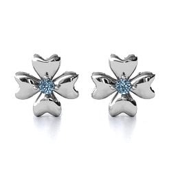 Four Heart Clover Earrings