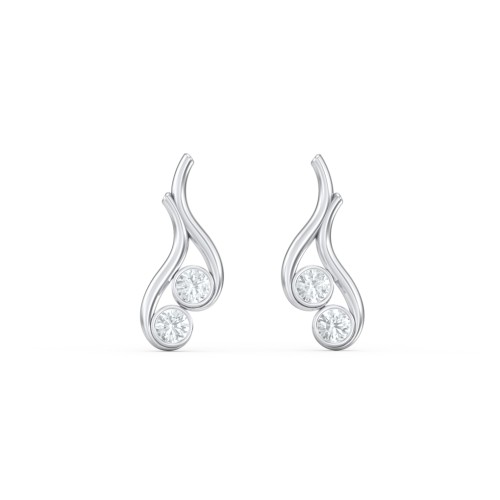 Multi Stone Raindrop Earrings