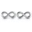 Classic Infinity Earrings – Sterling Silver