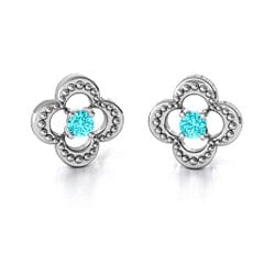 Shimmering Clover Earrings