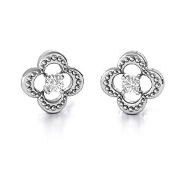 Shimmering Clover Earrings