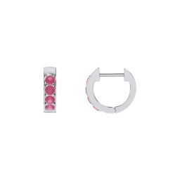 Personalized Gemstone Huggie Earrings