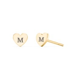 Heart Shape Stud Earrings