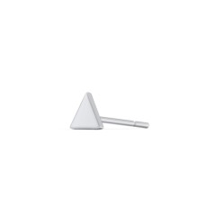 Triangle Shape Single Stud – Sterling Silver
