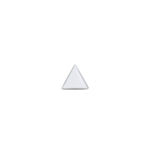 Triangle Shape Single Stud – Sterling Silver