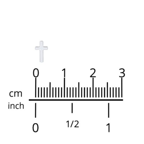Cross Shape Single Stud