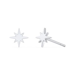 Starburst Stud Earrings in 925 Sterling Silver