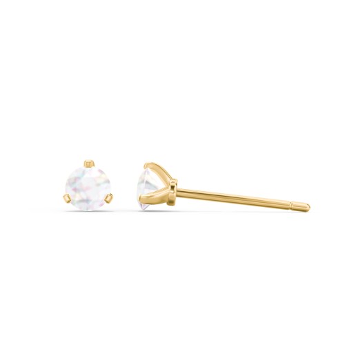 Birthstone Martini Stud Earrings