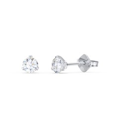 Diamond Martini Stud Earrings - 0.25 ct. tw. – 14K White Gold with Lab Diamond