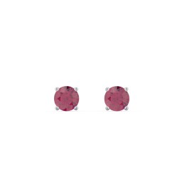 Classic Birthstone Stud Earrings in 925 Sterling Silver with Ruby