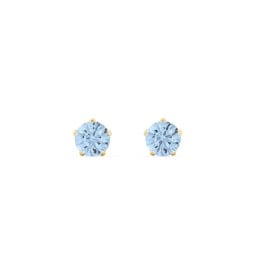 5 Prong Birthstone Stud Earrings